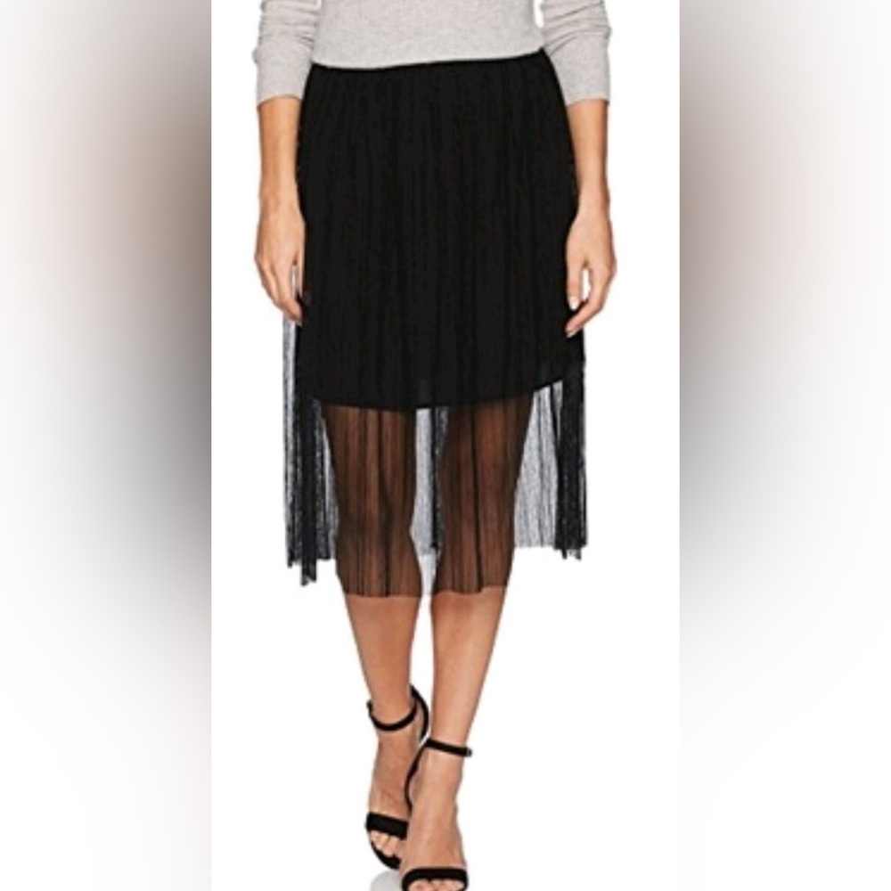 Black Sheer Skirt Size Large